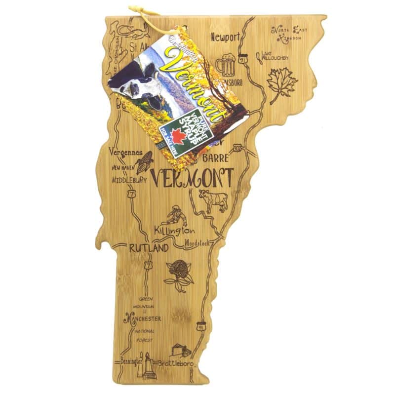 Destination Vermont Bamboo Cutting & Serving Board - 2
