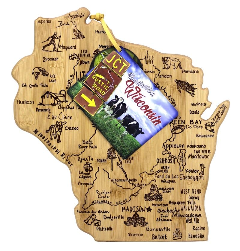Destination Wisconsin Cutting & Serving Board - 2