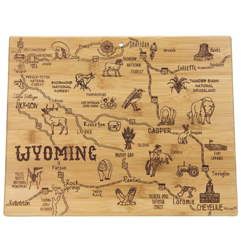 Destination Wyoming Cutting & Serving Board
