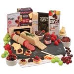 Genuine Slate Serving Plate with Shelf Stable Charcuterie Favorites
