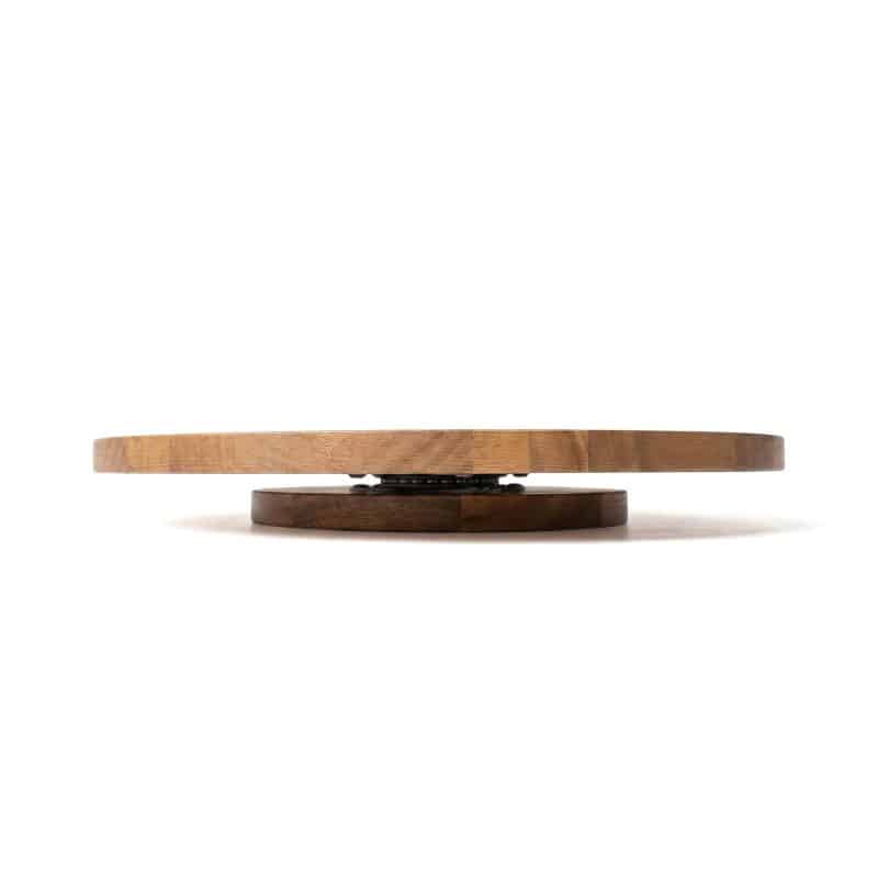 Harrington Acacia Wood Herringbone Lazy Susan - 3