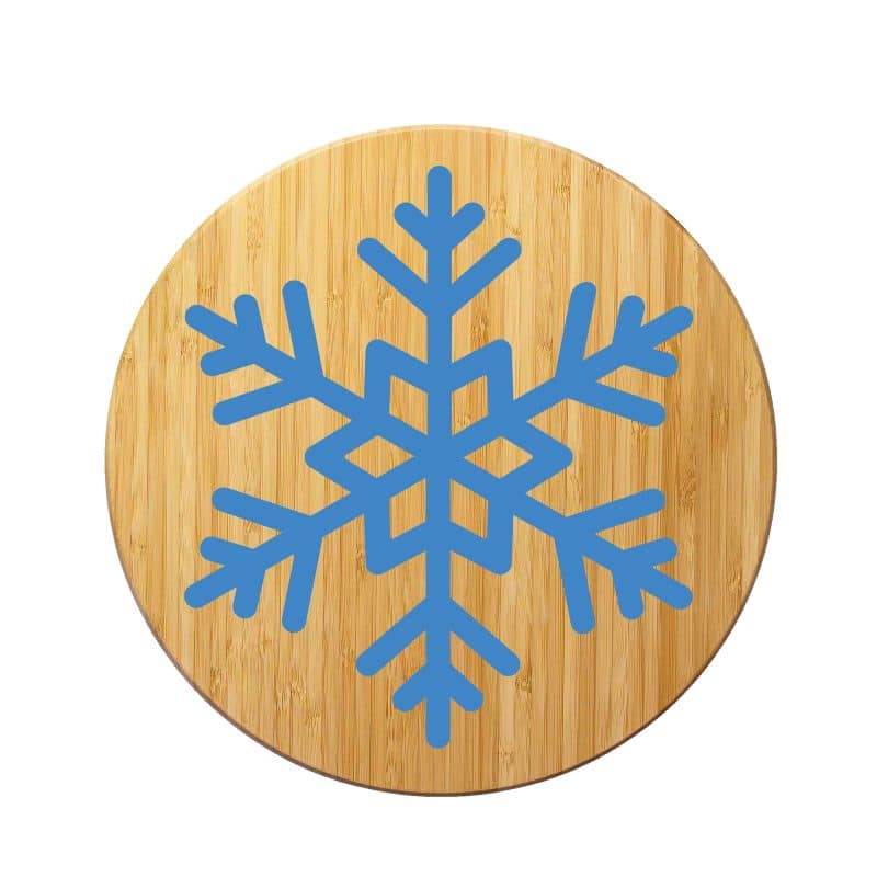 Holiday Snowflake Cutting and Serving Board - 1