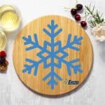 Holiday Snowflake Cutting and Serving Board - 2