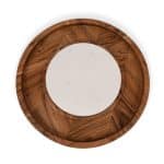Isla Serving Platter with Marble Cheeseboard Insert - 2