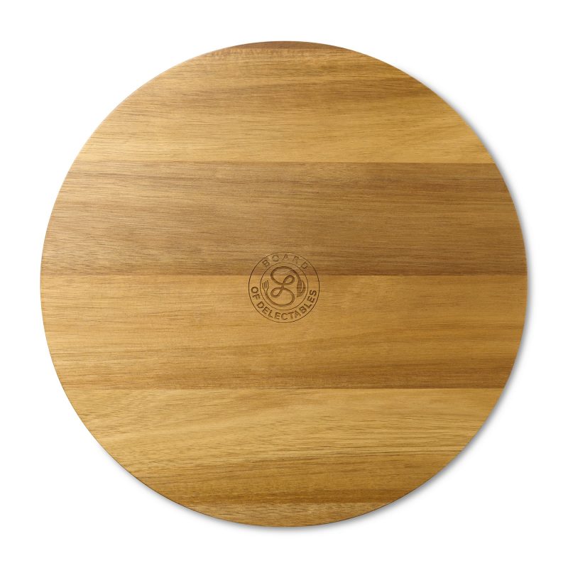 La Cuisine Lazy Susan Revolving Tray - Wood - 3