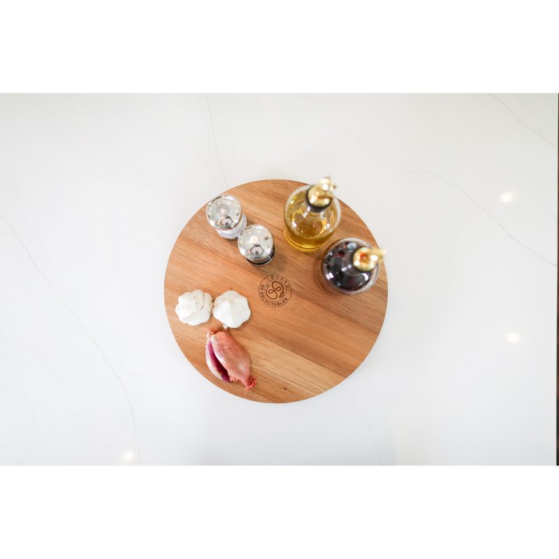 La Cuisine Lazy Susan Revolving Tray - Wood - 4