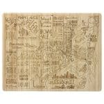 Miami City Life Bamboo Cutting & Serving Board
