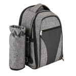 Wine & Picnic Cooler Backpack for Four + Fleece Blanket - 1