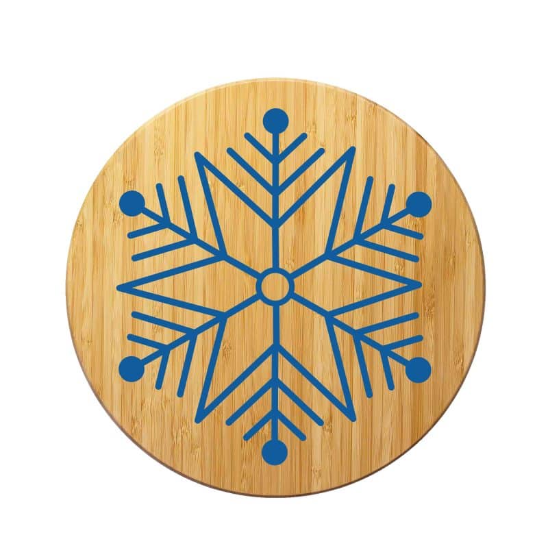 Winter Snowflake Cutting and Serving Board - 1